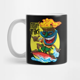 Freaky Tiki Surfer Mug